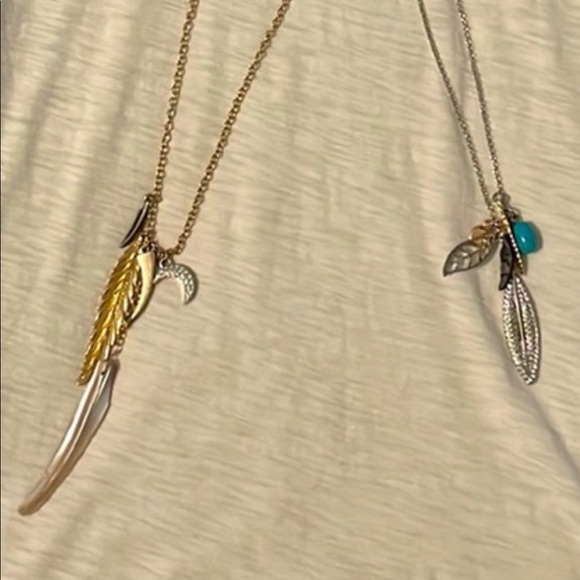 Two American Eagle necklaces